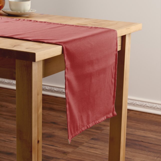 Auburn  (solid color)   long table runner (In Situ)