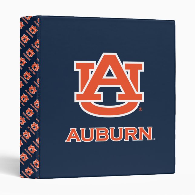 Auburn University | AU Auburn 3 Ring Binder (Front/Spine)
