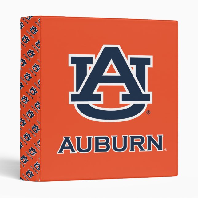 Auburn University | AU Auburn 3 Ring Binder (Front/Spine)