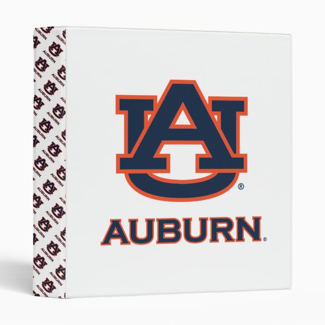 Auburn University | AU Auburn 3 Ring Binder (Front/Spine)