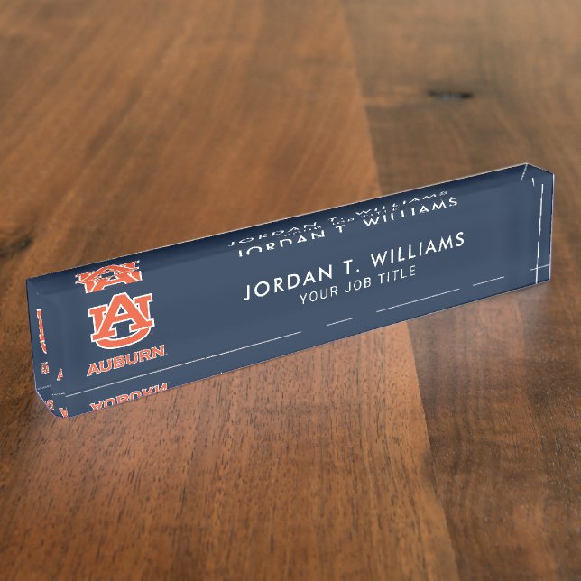 Auburn University | AU Auburn Desk Name Plate (Side)