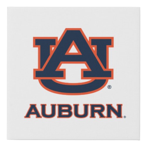 Auburn University  AU Auburn Faux Canvas Print