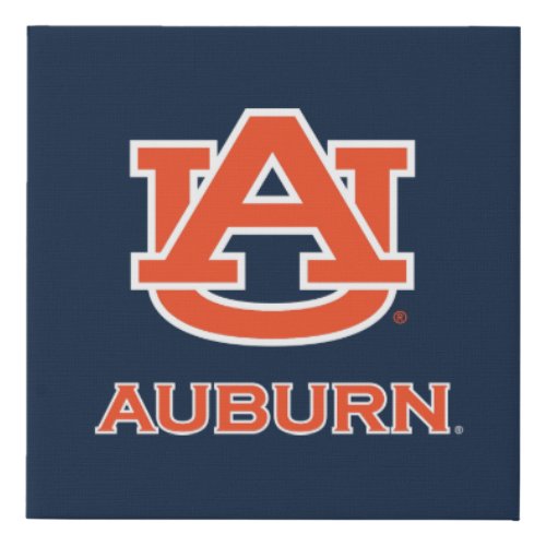 Auburn University  AU Auburn Faux Canvas Print