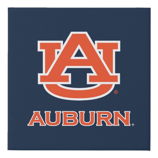 Auburn University | AU Auburn Faux Canvas Print (Front)