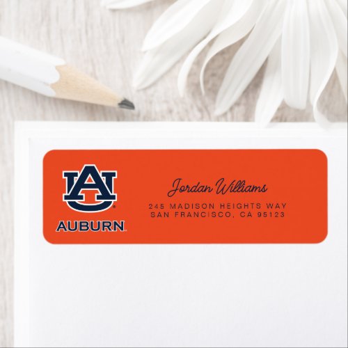 Auburn University  AU Auburn Label