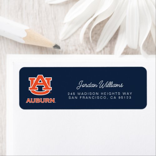 Auburn University  AU Auburn Label