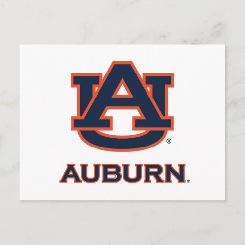 Auburn University  AU Auburn Postcard