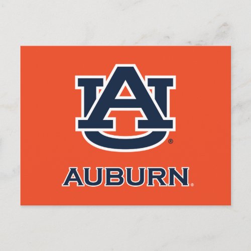 Auburn University  AU Auburn Postcard