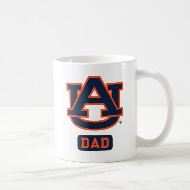 Auburn University "AU" Logo Dad Coffee Mug (Right)