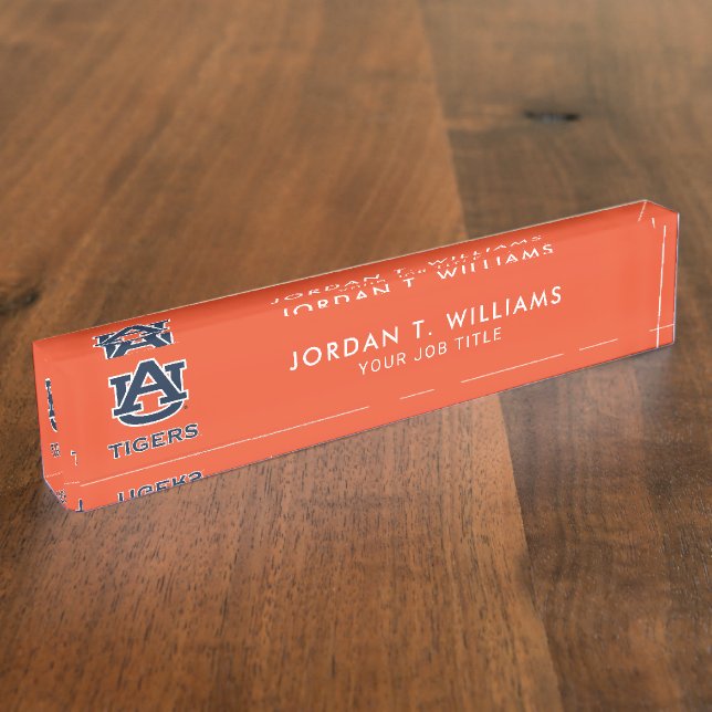 Auburn University | Auburn Desk Name Plate (Side)