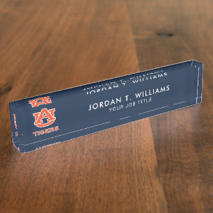 Auburn University Auburn Desk Name Plate