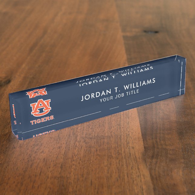 Auburn University | Auburn Desk Name Plate (Side)