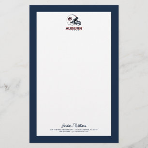Auburn University Auburn Football Stationery