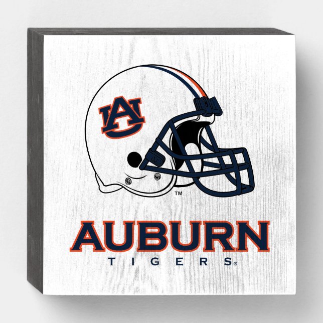 Auburn University | Auburn Football Wooden Box Sign (Front Horizontal)