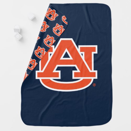 Auburn University  Auburn UA Logo Baby Blanket