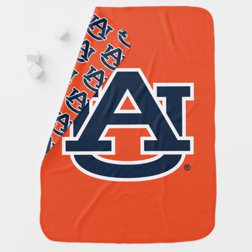 Auburn University  Auburn UA Logo Baby Blanket