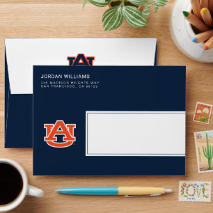 Auburn University Auburn UA Logo Envelope