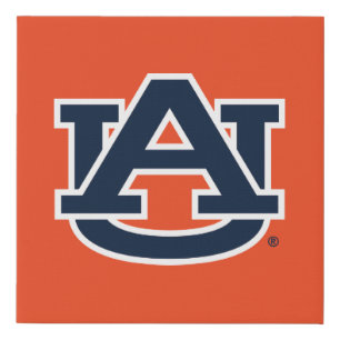 Auburn University   Auburn UA Logo Faux Canvas Print