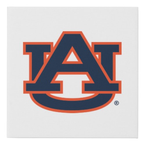 Auburn University  Auburn UA Logo Faux Canvas Print