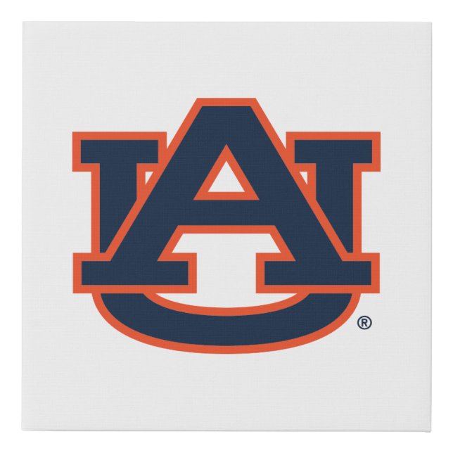 Auburn University | Auburn UA Logo Faux Canvas Print (Front)