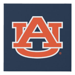Auburn University Auburn UA Logo Faux Canvas Print