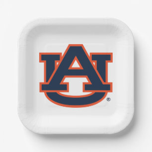 Auburn University Auburn UA Logo Paper Plates