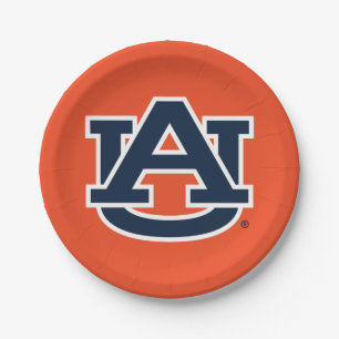 Auburn University Auburn UA Logo Paper Plates