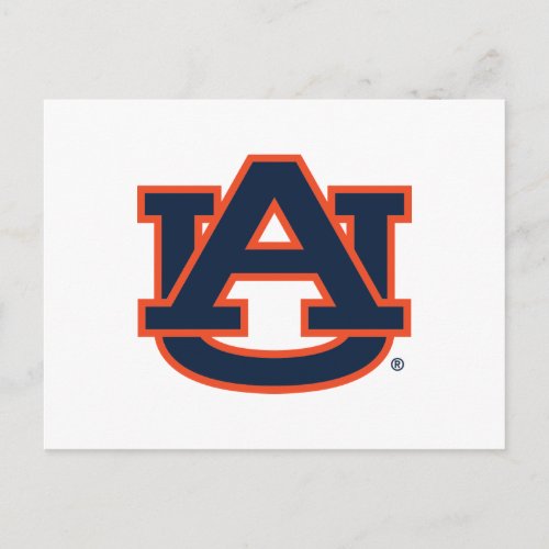 Auburn University  Auburn UA Logo Postcard