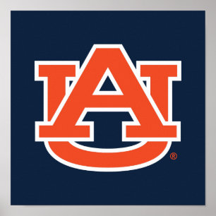 Auburn University Auburn UA Logo Poster