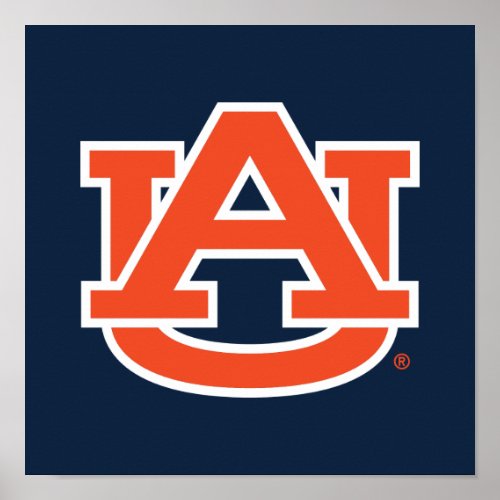 Auburn University  Auburn UA Logo Poster