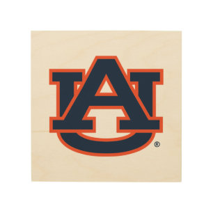 Auburn University Auburn UA Logo Wood Wall Art