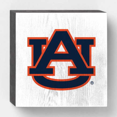 Auburn University  Auburn UA Logo Wooden Box Sign