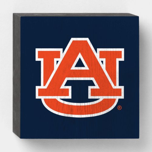 Auburn University  Auburn UA Logo Wooden Box Sign