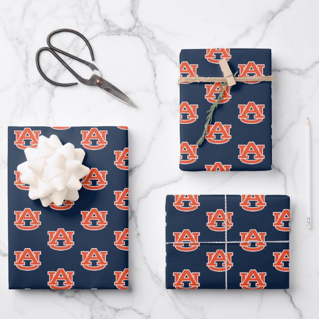Auburn University | Auburn UA Logo Wrapping Paper Sheets (Front)