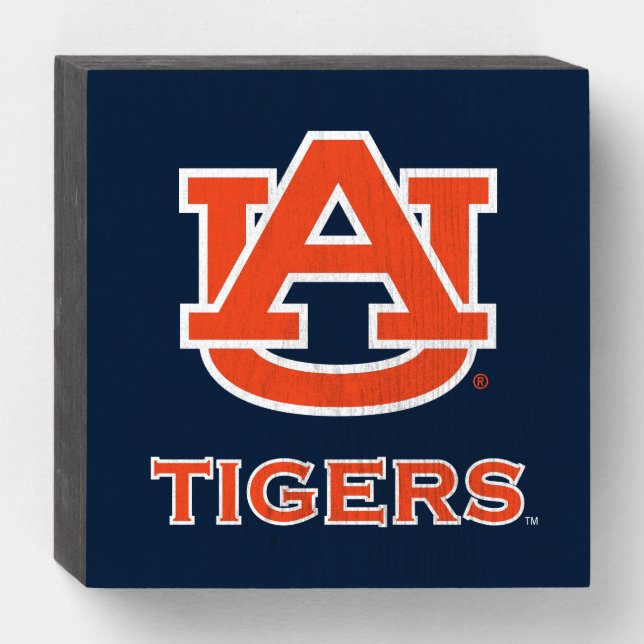 Auburn University | Auburn Wooden Box Sign (Front Horizontal)