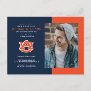 Auburn University Future Grad Announcement Postcard