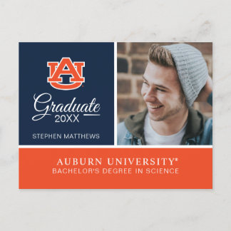 Auburn University | Graduation Announcement Postcard