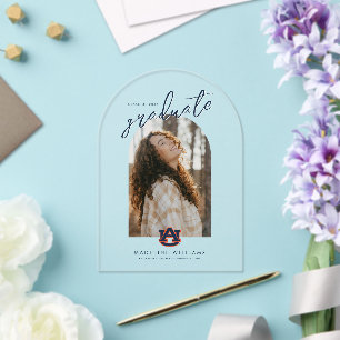Auburn University Graduation Auburn Tigers Acrylic Invitations