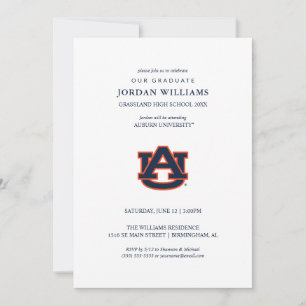 Auburn University Graduation Auburn Tigers Announcement