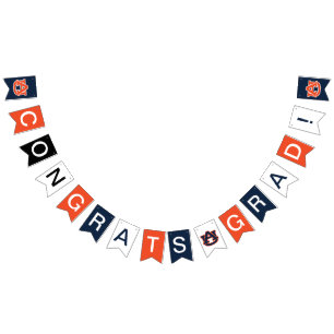 Auburn University Graduation – Auburn Tigers Bunting Flags
