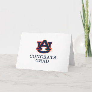 Auburn University Graduation Auburn Tigers Card