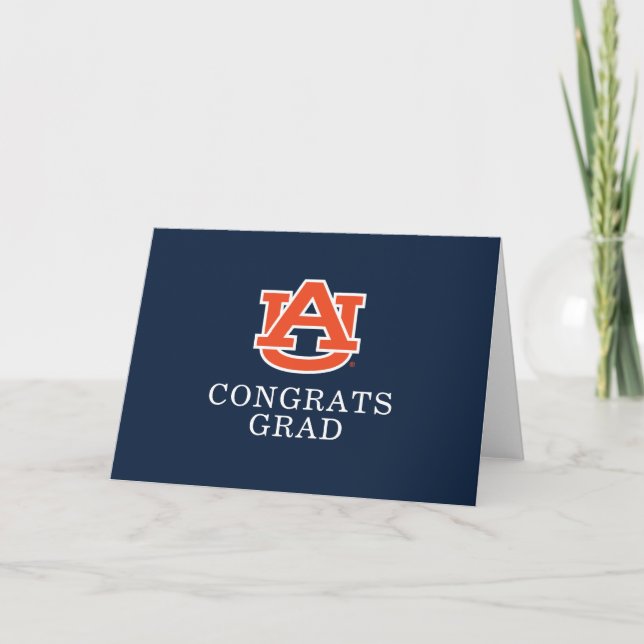 Auburn University Graduation – Auburn Tigers Card (Front)