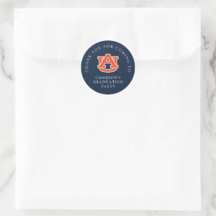 Auburn University Graduation – Auburn Tigers Classic Round Sticker