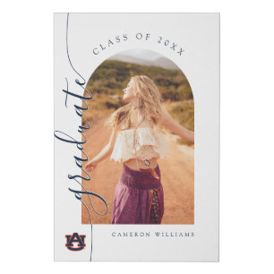 Auburn University Graduation   Auburn Tigers Faux Canvas Print