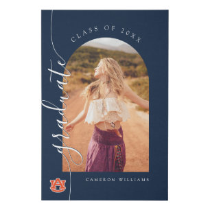 Auburn University Graduation – Auburn Tigers Faux Canvas Print