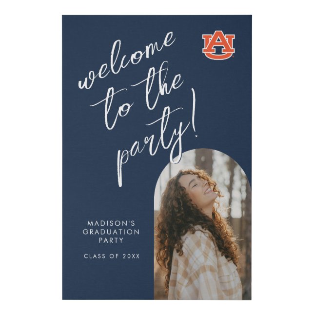 Auburn University Graduation – Auburn Tigers Faux Canvas Print (Front)