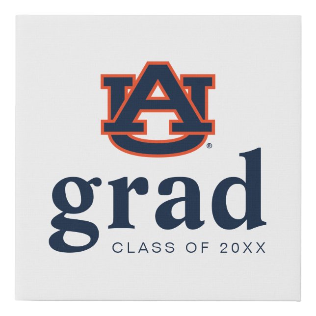 Auburn University Graduation | Auburn Tigers Faux Canvas Print (Front)