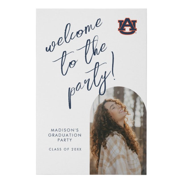 Auburn University Graduation | Auburn Tigers Faux Canvas Print (Front)