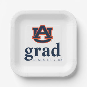 Auburn University Graduation   Auburn Tigers Paper Plates