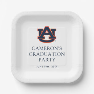Auburn University Graduation Auburn Tigers Paper Plates